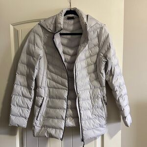 32 Degrees Light Gray Packable Puffer Coat